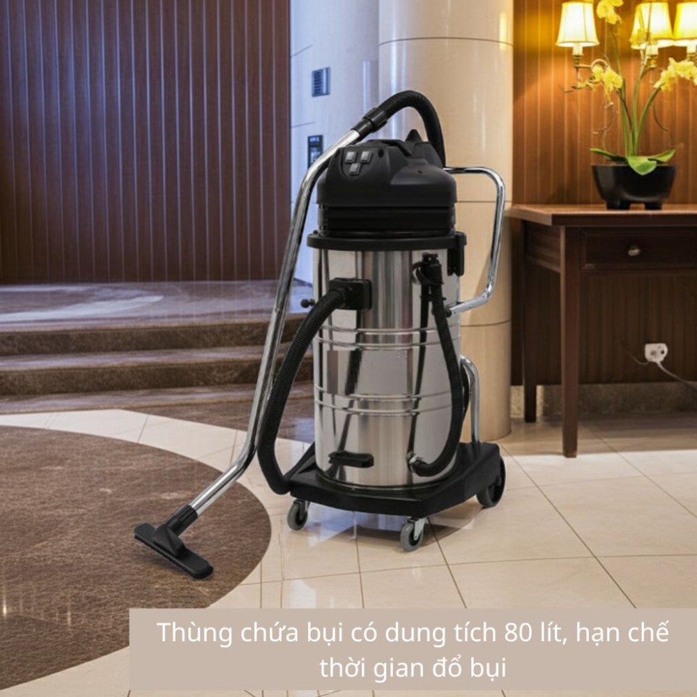 Máy hút bụi công nghiệp SE Clean SE380 HEPA - Hàng chính hãng