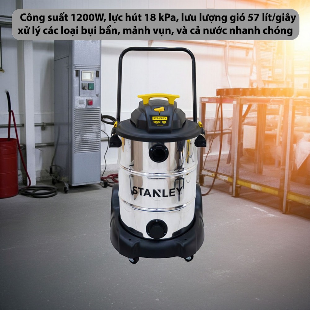 Máy hút bụi công nghiệp Stanley SL19199-18B - Hàng chính hãng