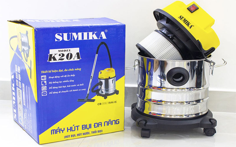 Máy hút bụi công nghiệp Sumika K20A - Hàng chính hãng