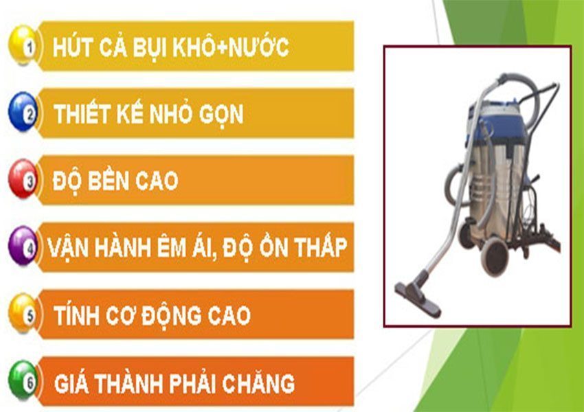 Chức năng của máy hút bụi công nghiệp Supper Clean SC-60-3