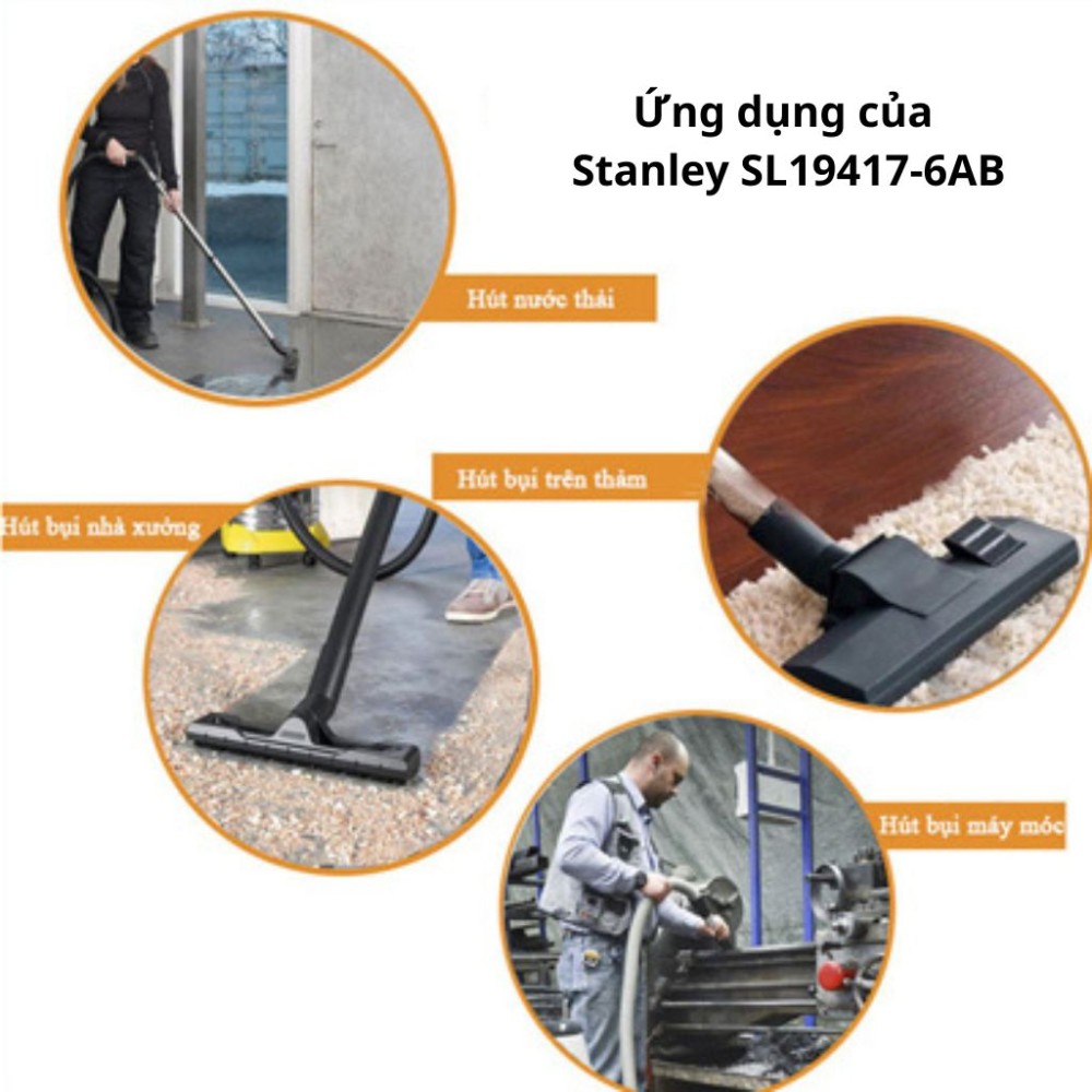 Máy hút bụi công nghiệp Stanley SL19417-6AB - Hàng chính hãng