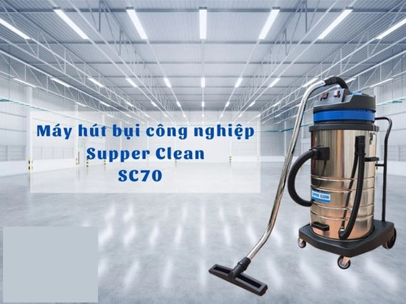 Máy hút bụi công nghiệp Supper Clean SC70 - Hàng chính hãng