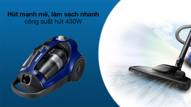 Máy hút bụi dạng hộp Samsung VCC8836V36/XSV - Hàng chính hãng