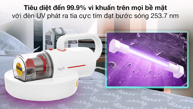 Máy hút bụi đệm giường Deerma CM1300 - Hàng chính hãng