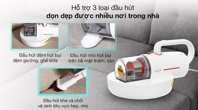 Máy hút bụi đệm giường Deerma CM1300 - Hàng chính hãng