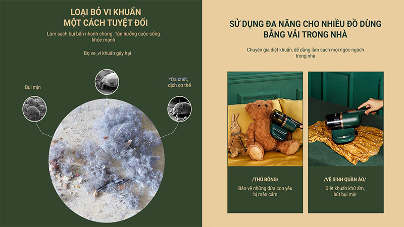Máy hút bụi diệt khuẩn UV thông minh Kalpen VCK-3901