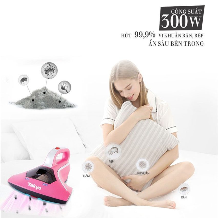 Máy hút bụi diệt khuẩn tia UV Yakyo TP-204Y - Hàng chính hãng