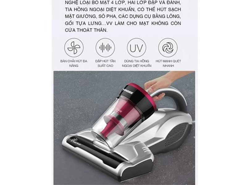 Máy hút bụi giường Tiross TS9305 - Hàng chính hãng