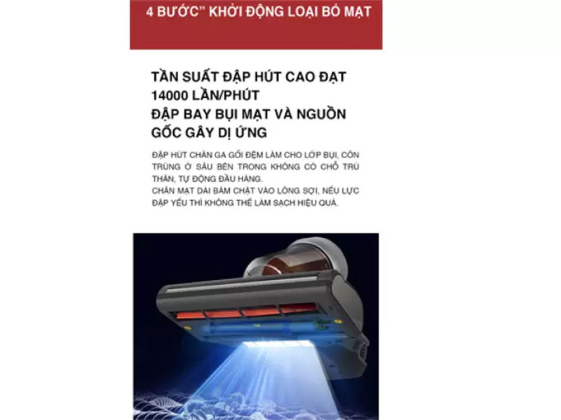 Máy hút bụi giường Tiross TS9305 - Hàng chính hãng