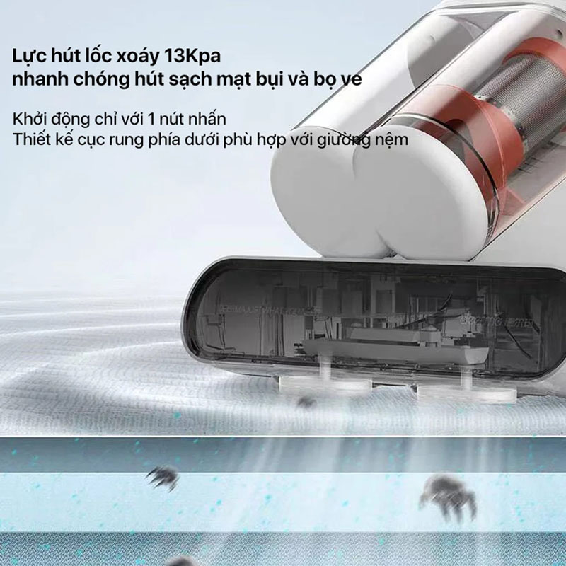 Máy hút bụi giường đệm Deerma CM980 - Hàng chính hãng