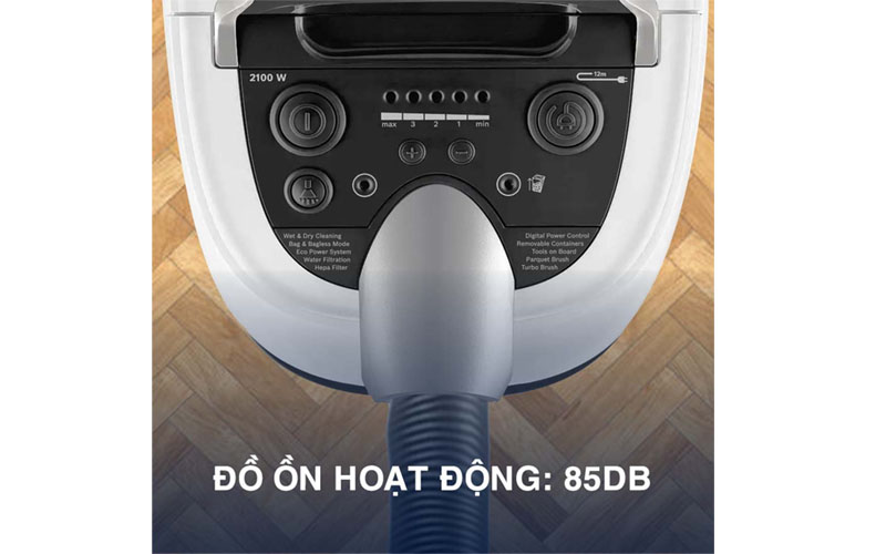 Độ ồn của Máy hút bụi khô và ướt Bosch BWD421PRO