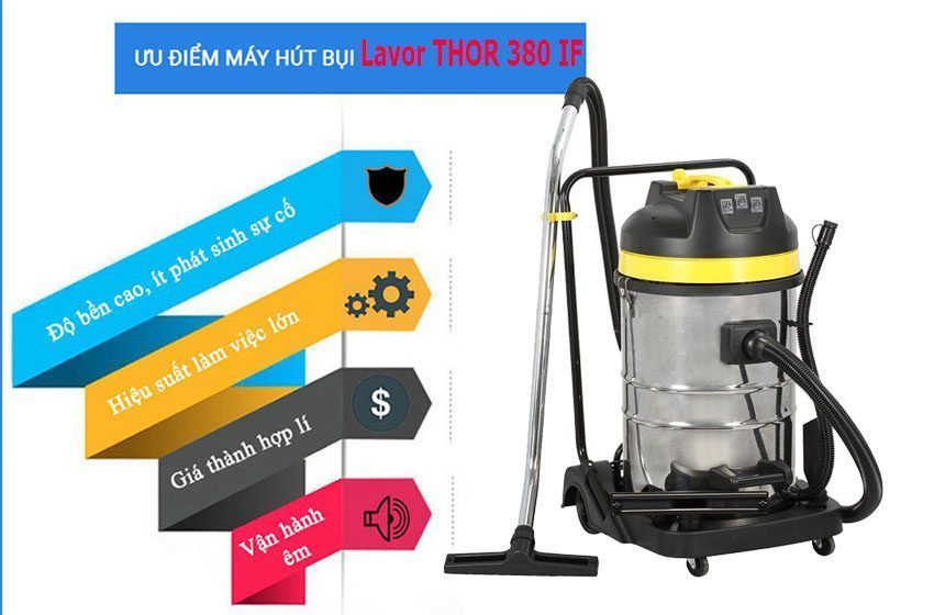 Máy hút bụi công nghiệp Lavor THOR 380 IF - Hàng chính hãng
