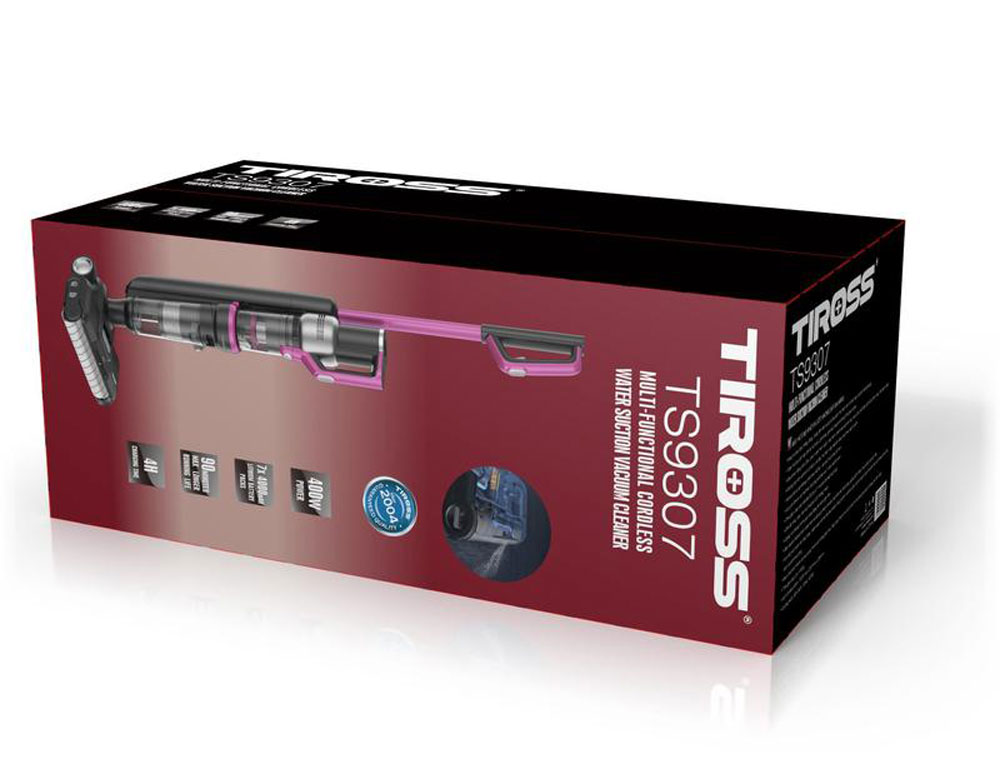 Máy hút bụi khô và ướt không dây Tiross TS9307 - Hàng chính hãng