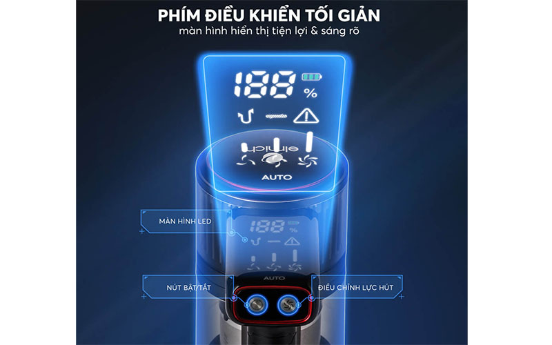 Máy hút bụi không dây Elmich VCE-3927 - Hàng chính hãng