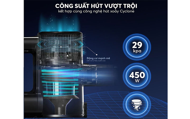 Máy hút bụi không dây Elmich VCE-3927 - Hàng chính hãng