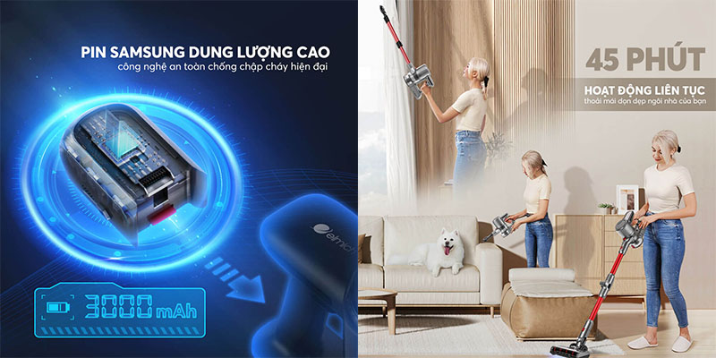 Pin sạc của Máy hút bụi không dây Elmich VCE-3928