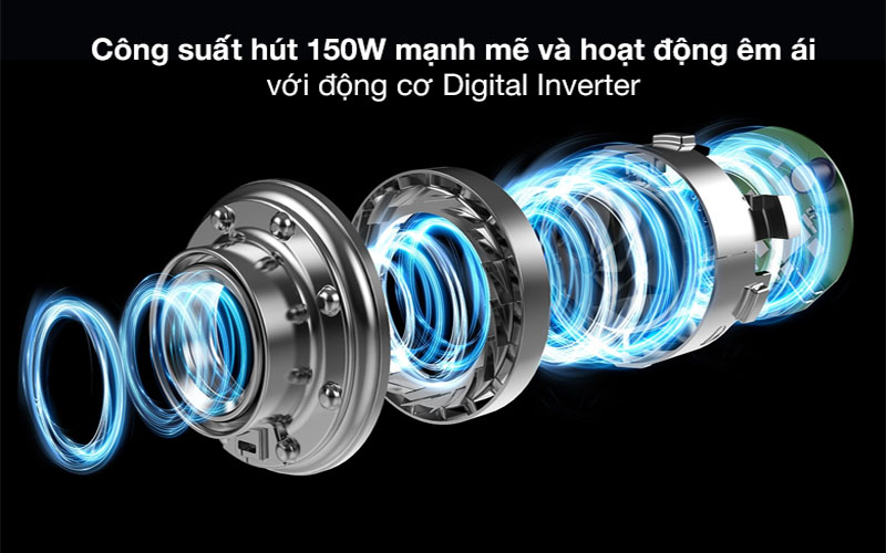 Máy hút bụi không dây Samsung VS15R8544S1/SV - Hàng chính hãng