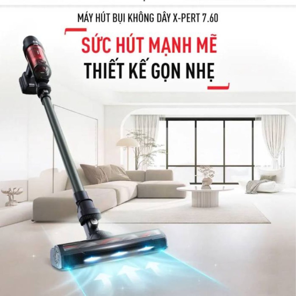 Máy hút bụi không dây Tefal Expert 7.6 TY6A75WO - Hàng chính hãng