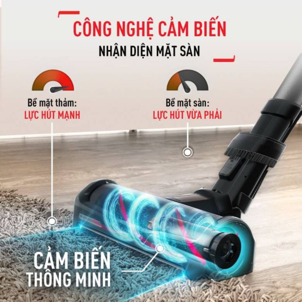 Máy hút bụi không dây Tefal Expert 7.6 TY6A75WO - Hàng chính hãng