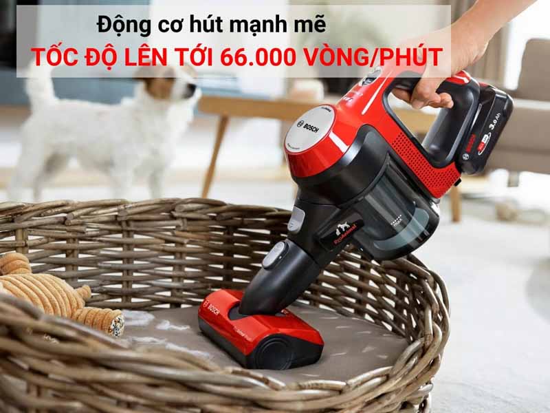 Máy hút bụi cầm tay Bosch BCS711PET - Hàng chính hãng