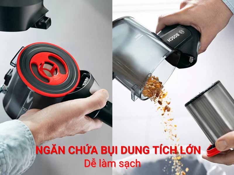 Máy hút bụi không dây Bosch BCS712XXL - Hàng chính hãng