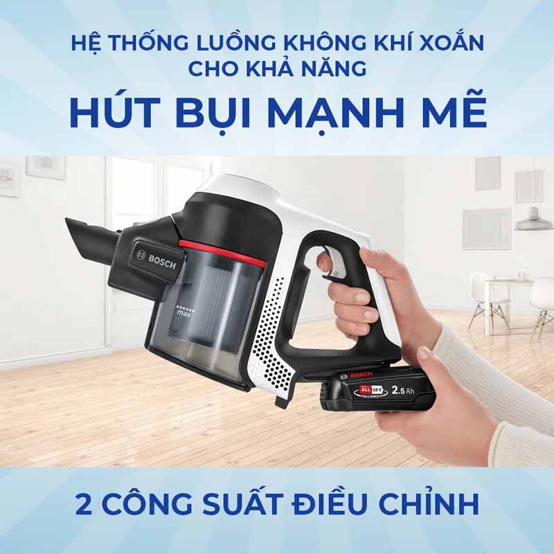 Máy hút bụi không dây Bosch BCS61113 - Hàng chính hãng