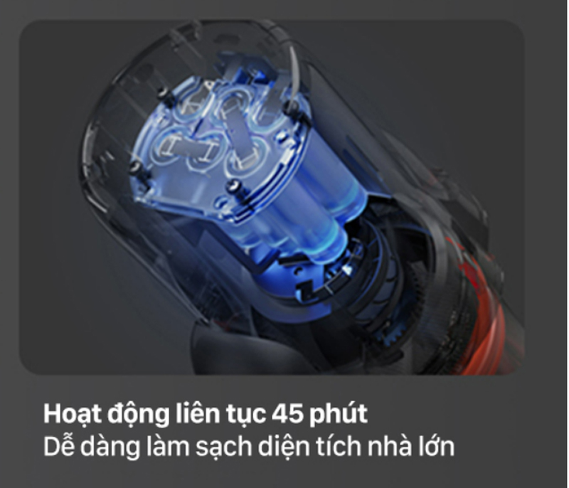 Máy hút bụi cầm tay không dây Deerma T30W - Hàng chính hãng