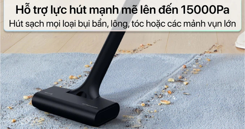 Máy hút bụi cầm tay không dây Deerma VC03S - Hàng chính hãng