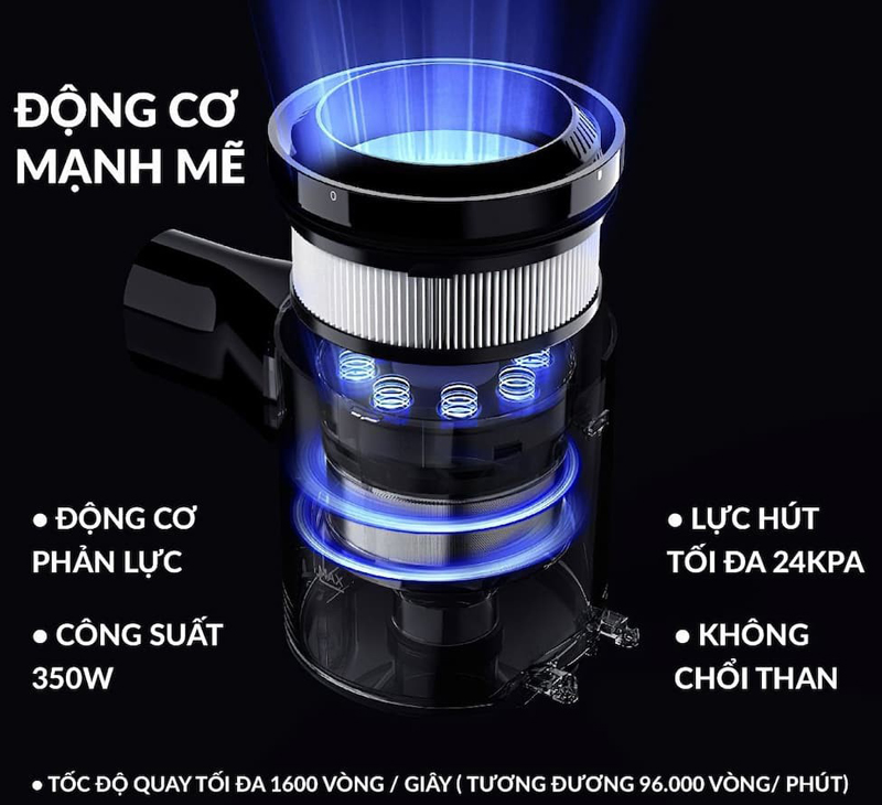 Máy hút bụi lau nhà không dây Ultty V08 - Hàng chính hãng