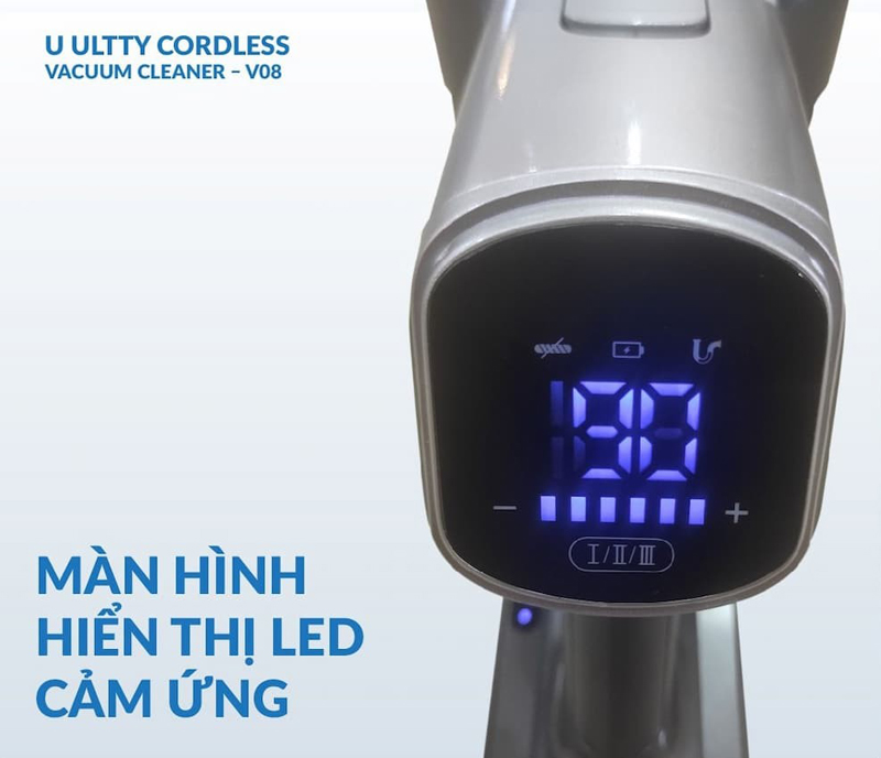Máy hút bụi lau nhà không dây Ultty V08 - Hàng chính hãng
