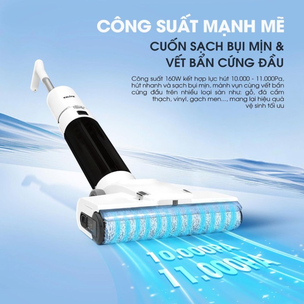 Máy hút bụi lau sàn Kalite H8 Pro - Hàng chính hãng