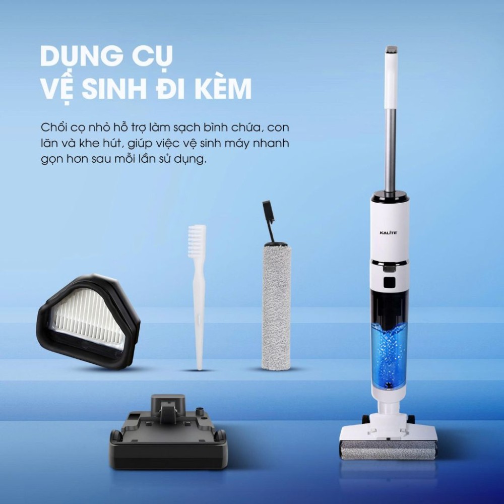 Máy hút bụi lau sàn Kalite H8 Pro - Hàng chính hãng