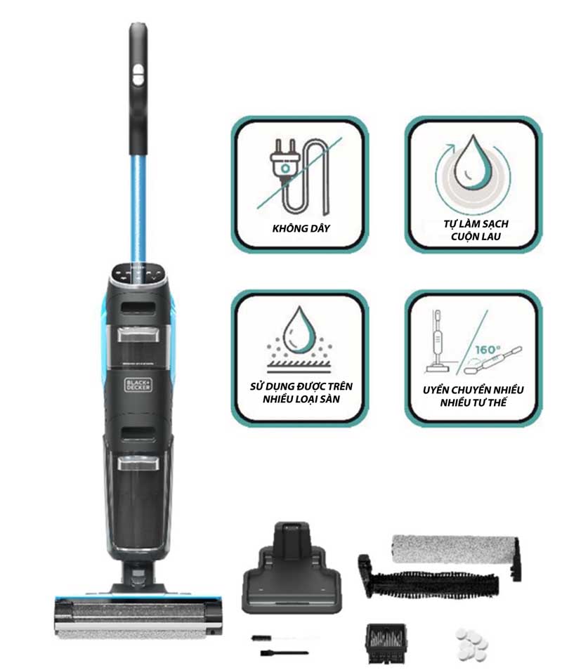 Black&Decker BXUVXA04 với nhiều tính năng tiện ích