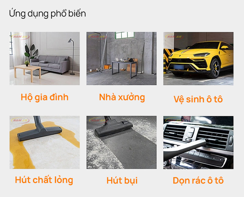 Máy hút bụi công nghiệp Supper Clean AS15 - Hàng chính hãng