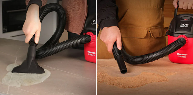 Công suất mạnh mẽ nhanh chóng hút sạch các bụi bẩn