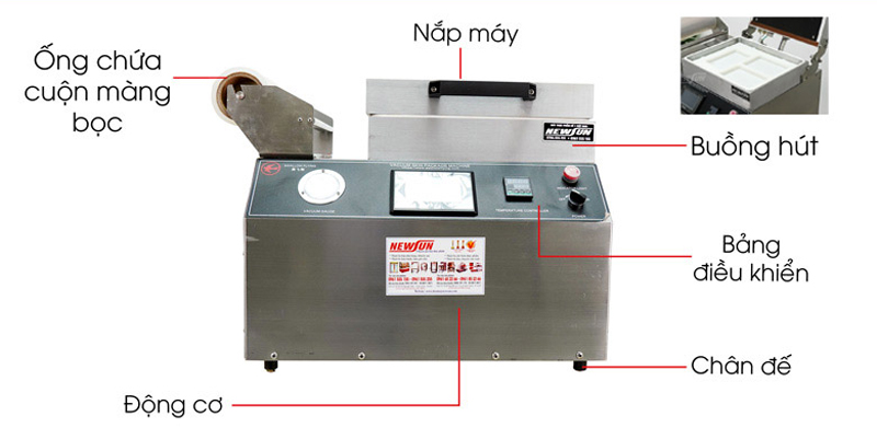 Máy hút chân không NewSun VSP-350LCD - Hàng chính hãng
