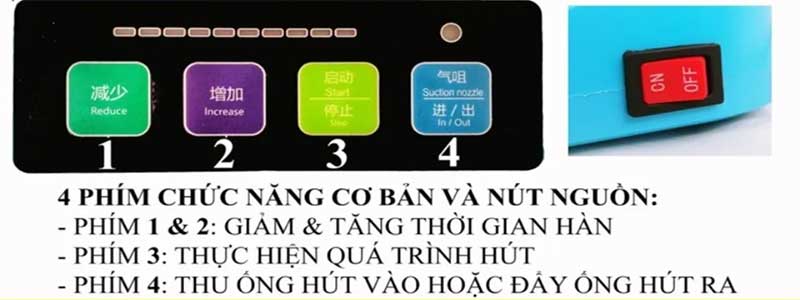Bảng điều khiển của Máy hút chân không ShineYe P290