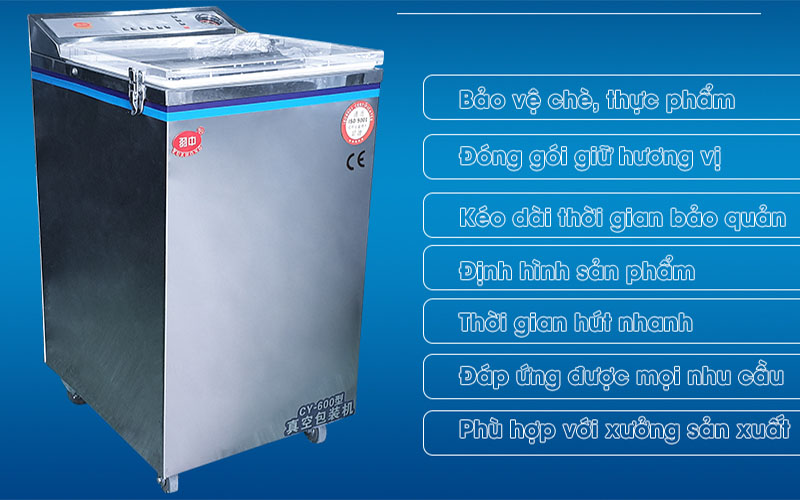 Công dụng của Máy hút chân không công nghiệp Yuzhong CY-600