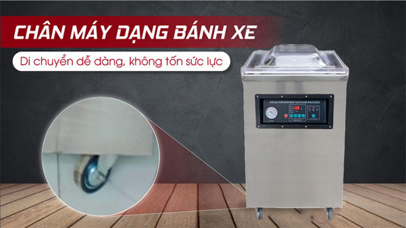 Bánh xe di chuyển của Máy hút chân không công nghiệp Yuzhong
