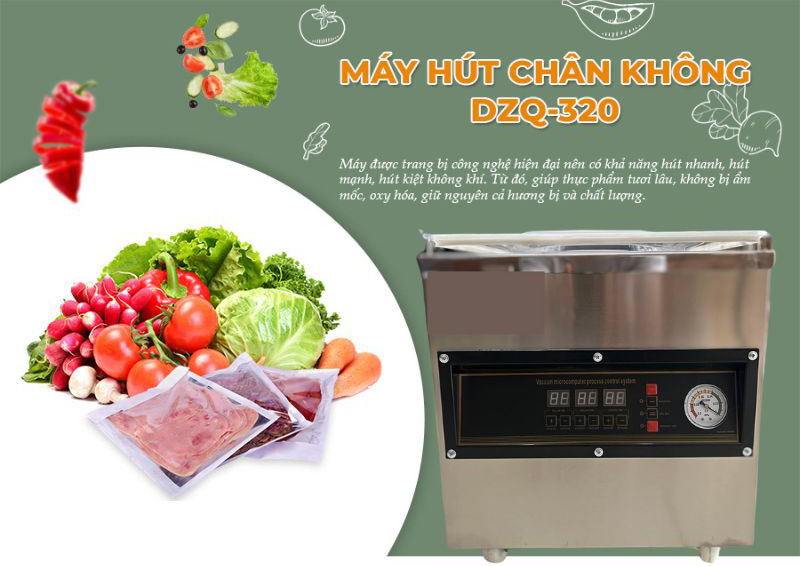 Máy hút chân không công nghiệp Yuzhong DZQ-320 - Hàng chính hãng