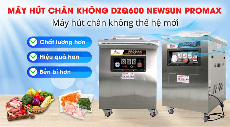 Máy hút chân không Newsun DZQ600 Promax - Hàng chính hãng