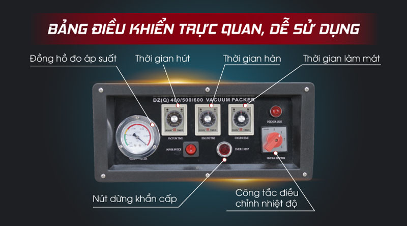 Máy hút chân không Newsun Promax DZQ500 - Hàng chính hãng
