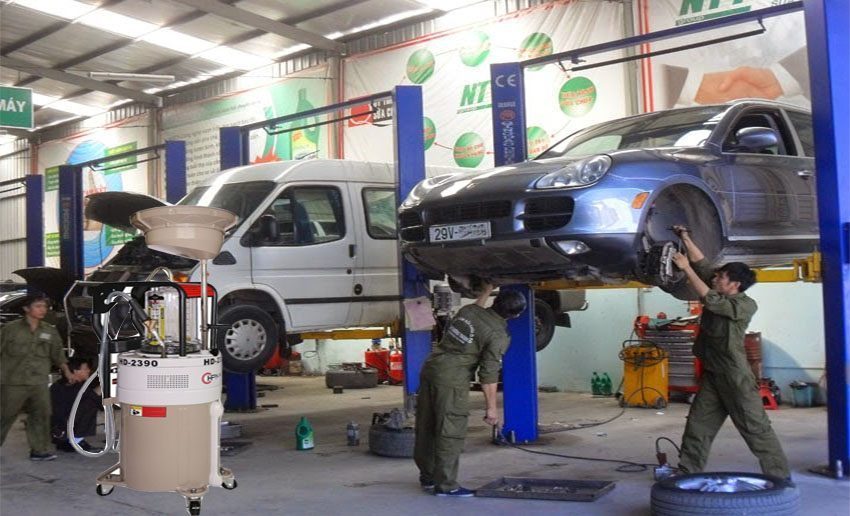 Máy hút dầu thải ô tô chạy điện HPMM HD-2390 - Hàng chính hãng