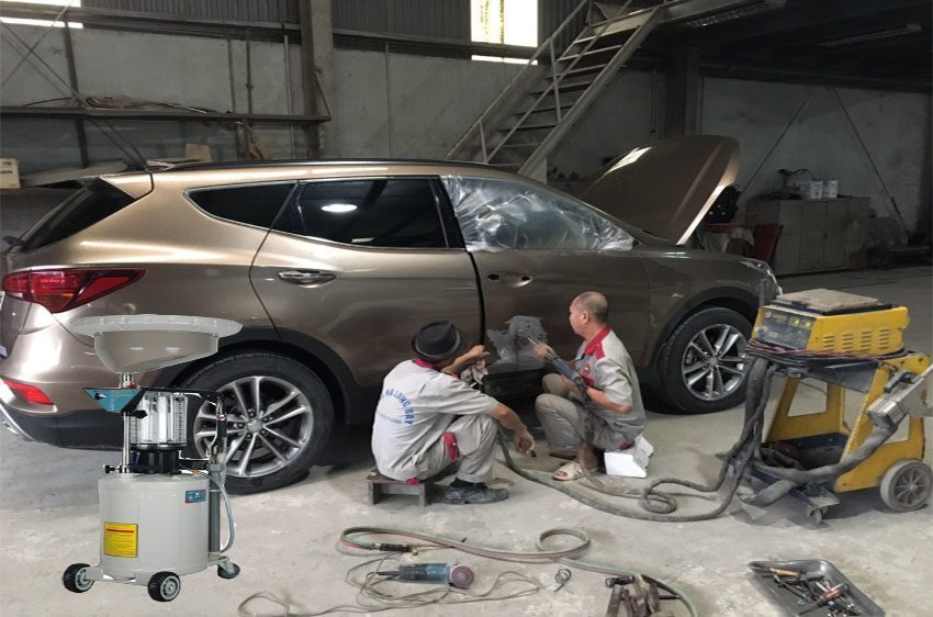 Ứng dụng của máy hút dầu thải ô tô khí nén HPMM HD-3297