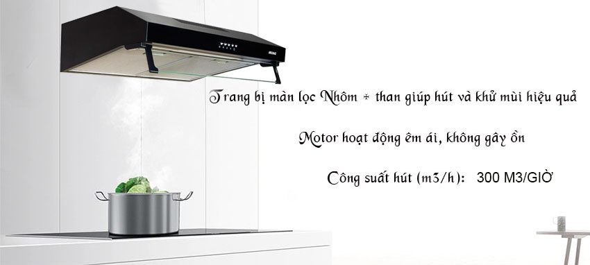 Máy hút khói Sakura SCR-2881B - Hàng chính hãng