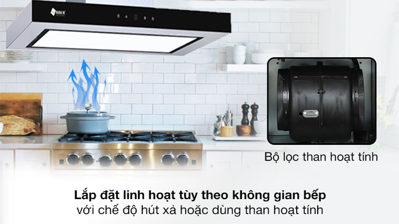 Máy hút khói khử mùi Arber AB-600RB - Hàng chính hãng