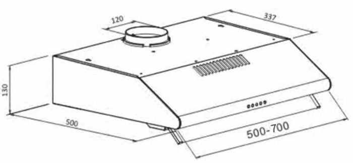 Máy hút khói khử mùi Arber AB-700V