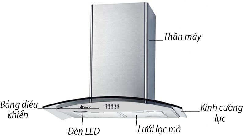 Máy hút khói khử mùi Arber AB-701SL - Hàng chính hãng