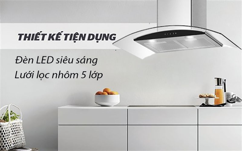 Thiết kế của Máy hút khói khử mùi Arber ABTM06