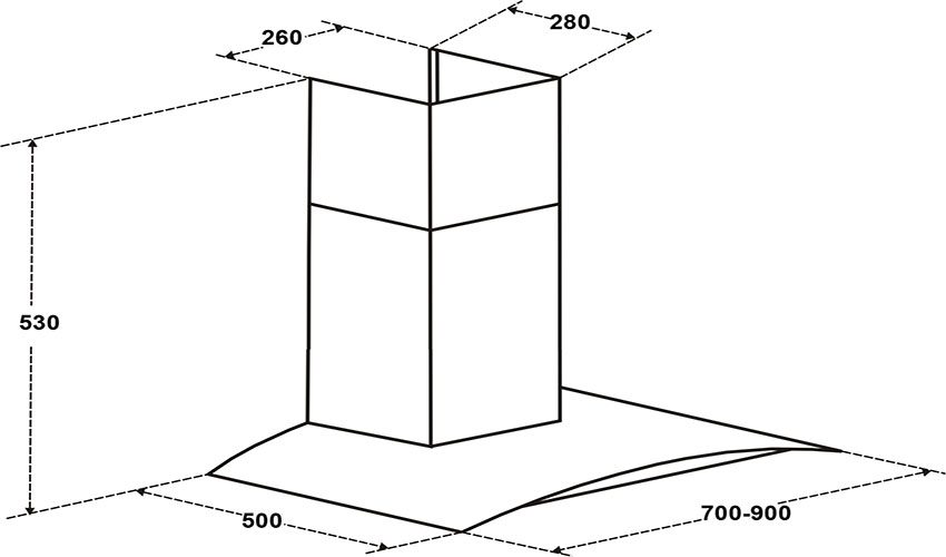 Máy hút khói khử mùi Binova BI-56-GT-07 - Hàng chính hãng
